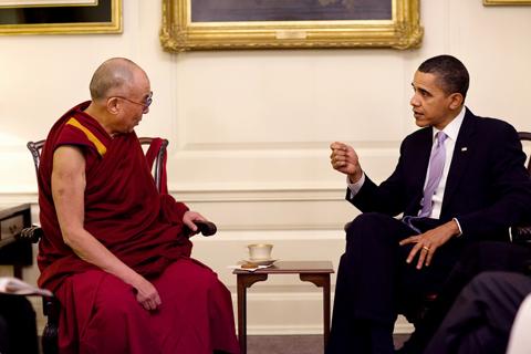中国谴责奥巴马会见达赖喇嘛  